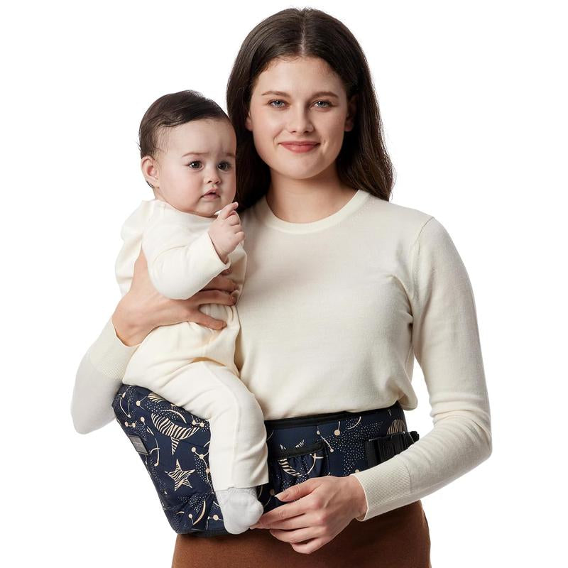 Momcozy Ergonomic Hip Seat Baby Carrier - Adjustable, Portable & Perfect for Newborns to Toddlers (Up to 45lbs) - Ideal Gift for Moms on the Go!